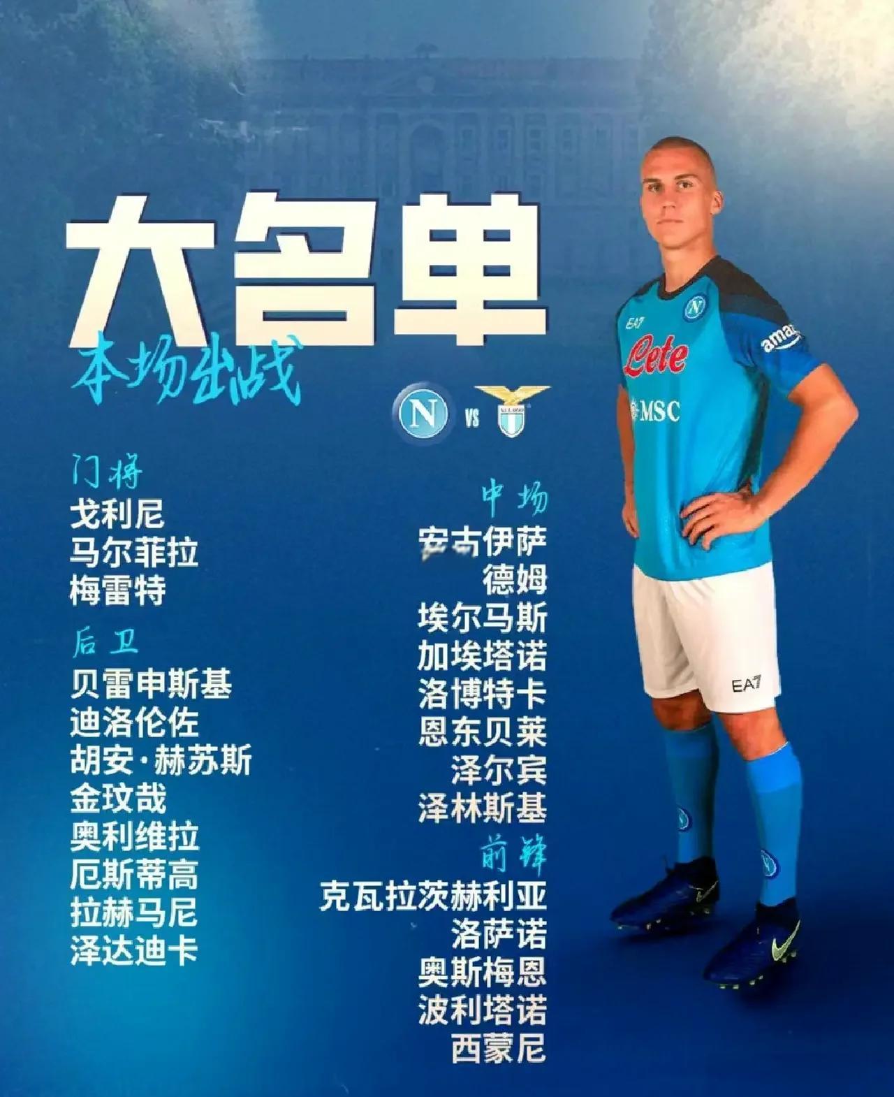 包含拉齐奥不敌那不勒斯，积分榜排名稍稍下滑的词条